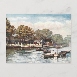 Old Postcard - River Dee, Chester, England Postkarte