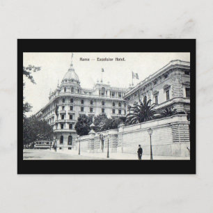 Old Postcard - Rom, Excelsior Hotel Postkarte