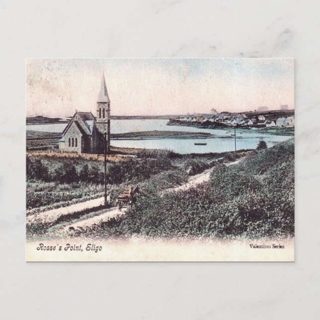Old Postcard - Ross's Point, Co Sligo, Irland Postkarte (Vorderseite)