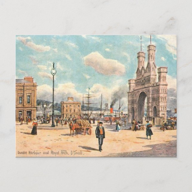 Old Postcard - Royal Arch, Dundee, Scotland Postkarte (Vorderseite)
