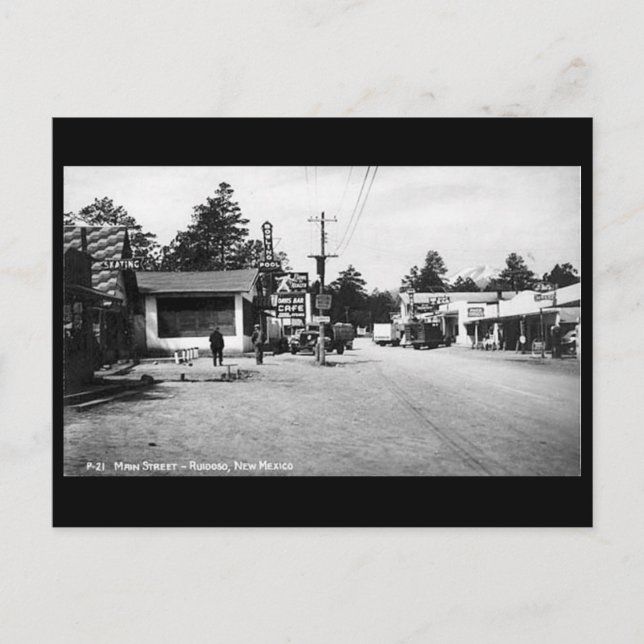 Old Postcard - Ruidoso, New Mexico, USA Postkarte (Vorderseite)
