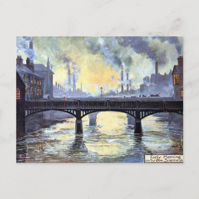 Old Postcard - Sheffield, Yorkshire Postkarte (Vorderseite)