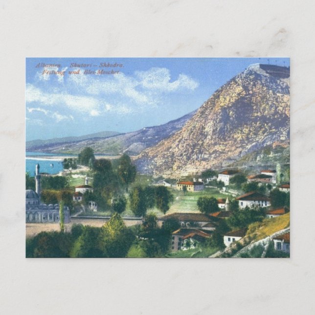 Old Postcard - Shkodra/Scutari, Albanien Postkarte (Vorderseite)