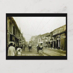 Old Postcard - Singapur Postkarte