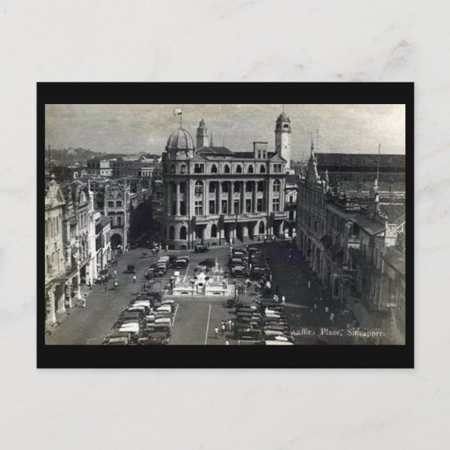 Old Postcard - Singapur Postkarte (Vorderseite)