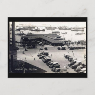 Old Postcard - Singapur Postkarte