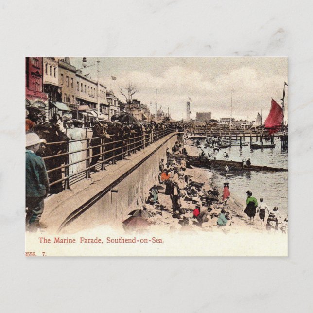 Old Postcard - Southend-on-Sea, Essex Postkarte (Vorderseite)