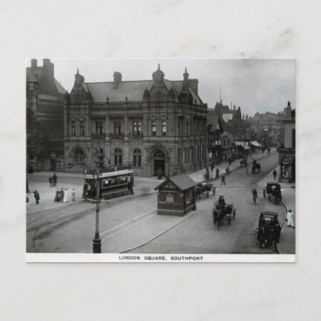 Old Postcard - Southport, Lancashire Postkarte (Vorderseite)