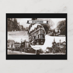 Old Postcard - Stafford, England Postkarte