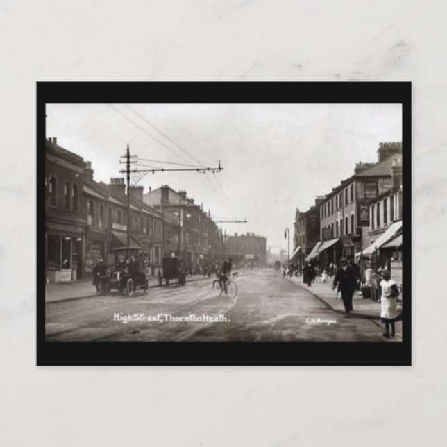 Old Postcard - Thornton Heath, London Postkarte (Vorderseite)