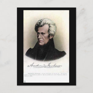 Old Postcard - US-Präsident Andrew Jackson Postkarte