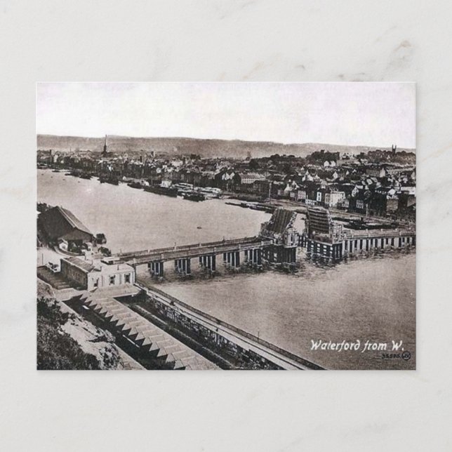 Old Postcard - Waterford, Irland Postkarte (Vorderseite)