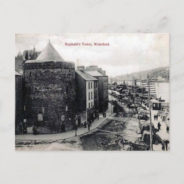 Old Postcard - Waterford, Irland Postkarte (Vorderseite)