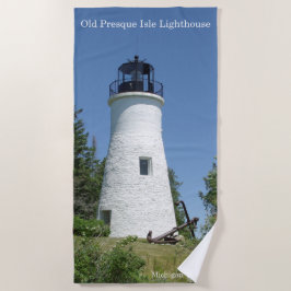 Old Presque Isle Lighthouse Badetuch