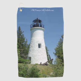 Old Presque Isle Lighthouse Golfhandtuch