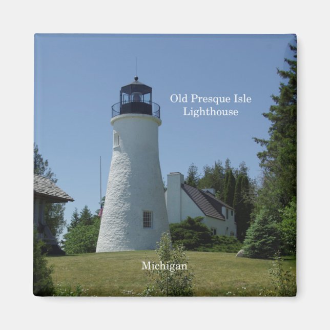 Old Presque Isle Lighthouse Magnet (Vorne)