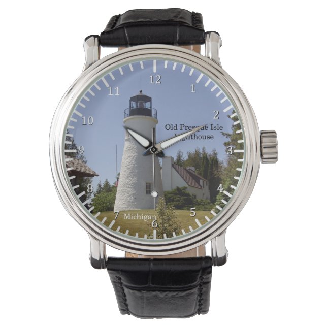 Old Presque Isle Lighthouse Uhr (Vorderseite)