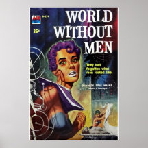 Old Pulp Buch World WIthout Men