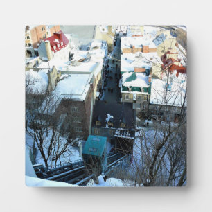 Old Quebec City, Quebec, Kanada Fotoplatte