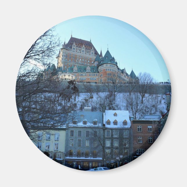 Old Quebec City, Quebec, Kanada Magnet (Vorne)