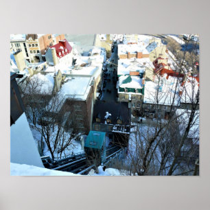 Old Quebec City, Quebec, Kanada Poster