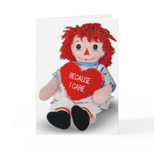 Old Rag Doll Denken Sie an Sie