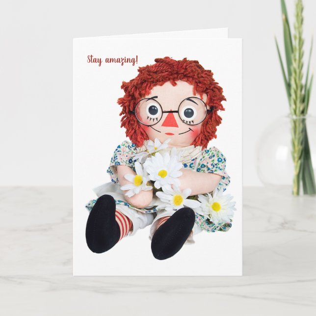 Old Rag Doll Friends Card Karte (Vorderseite)