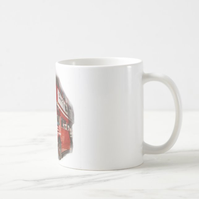 Old Red London Bus Kaffeetasse (Rechts)