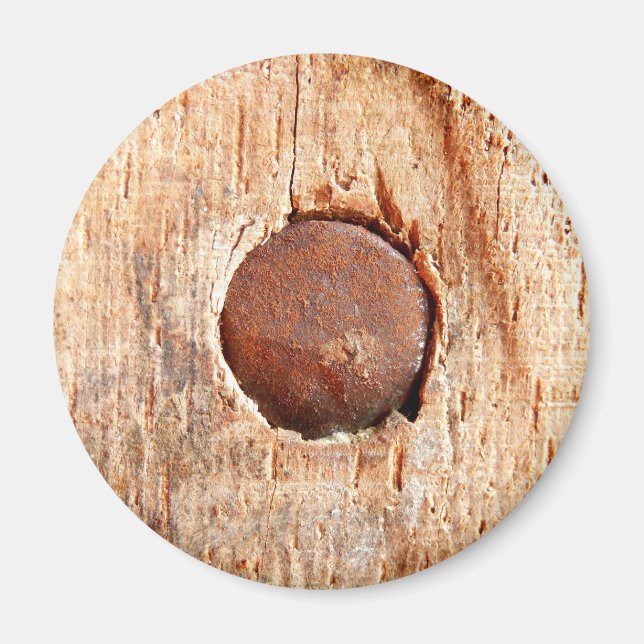 Old Rusty Nail Kühlschrankmagnet (Vorne)