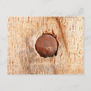 Old Rusty Nail Postcard Postkarte