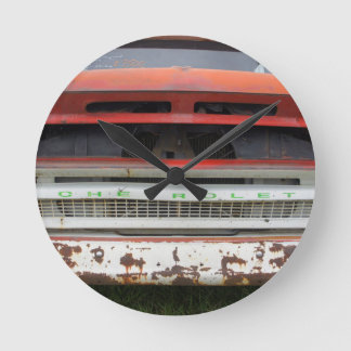 Old Rusty Runde Wanduhr