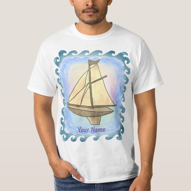 Old Sailboat T - Shirt (Vorderseite)