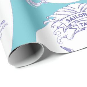 Old Sailor Tattoo Meanings Illustrierte Geschenkwr Geschenkpapier
