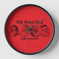 Old Saint Nick BFTG Clock