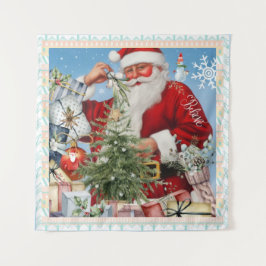 OLD SAINT NICK WANDTEPPICH