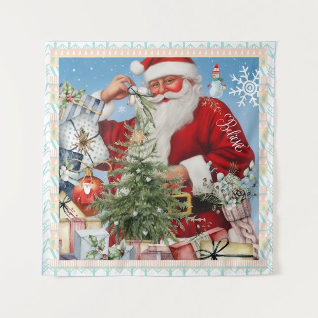 OLD SAINT NICK WANDTEPPICH (Vorderseite)