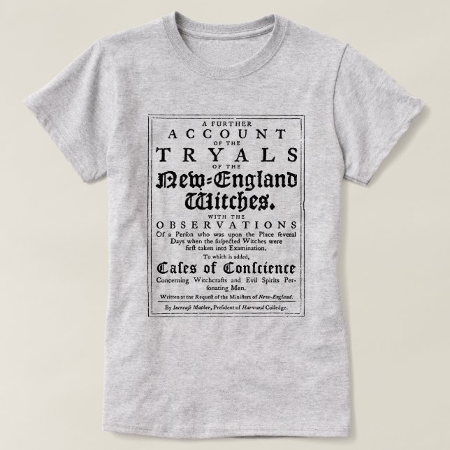 Old Salem Witch Trials T - Shirt (Design vorne)