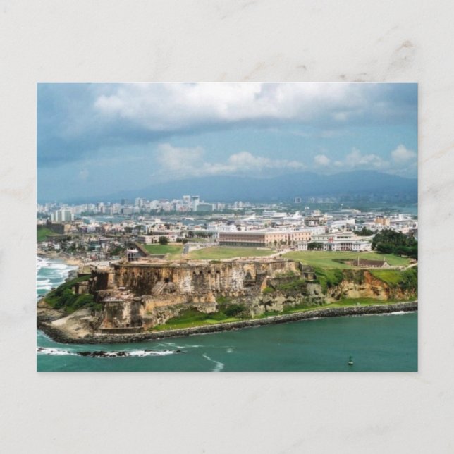 Old San Juan Postkarte (Vorderseite)