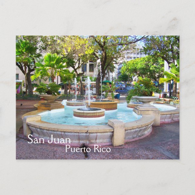 Old San Juan Puerto Rico Postcard Postkarte (Vorderseite)