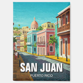Old San Juan Puerto Rico Reisen Magnet