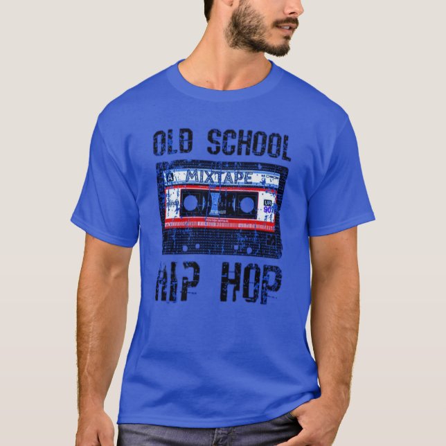 Old School Angesagt-Hop T - Shirt (Vorderseite)