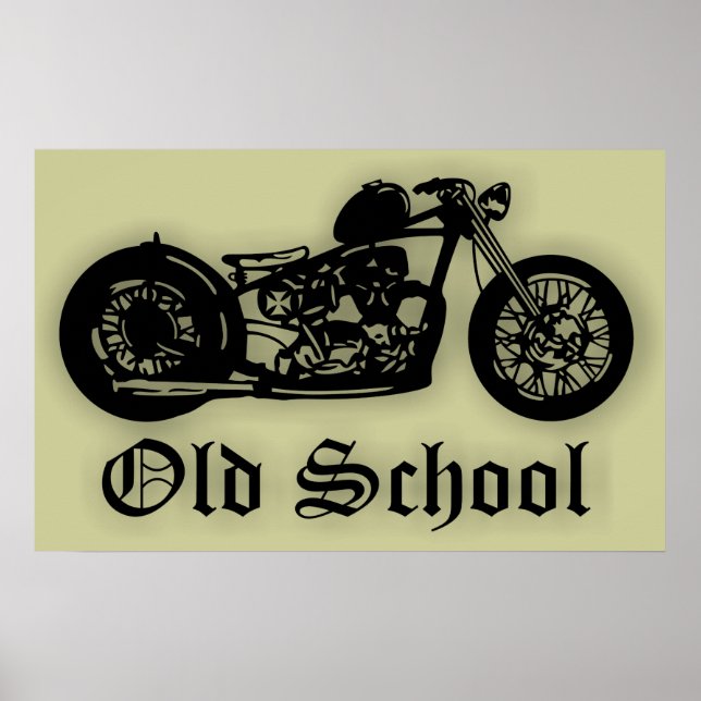 Old School Bobber Poster (Vorne)