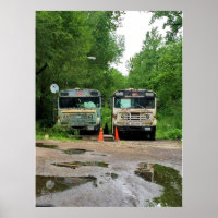 Old School Buses Foto