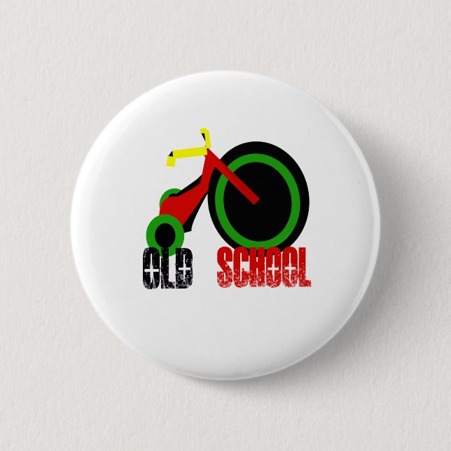 Old School Button (Vorderseite)