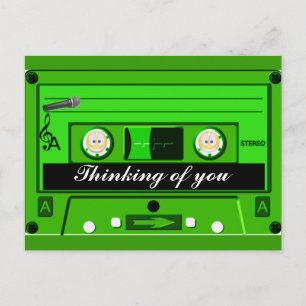 Old School,Cassette_ Postkarte