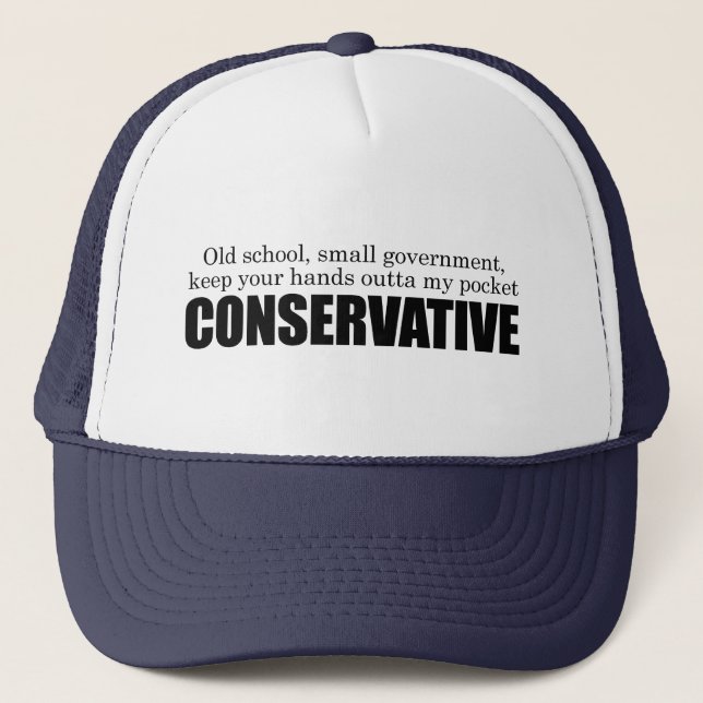 Old School Conservative Truckerkappe (Vorderseite)