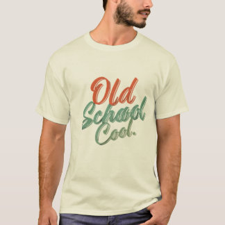 Old School Cool Retro Vibes Klassischer Vintager S T-Shirt