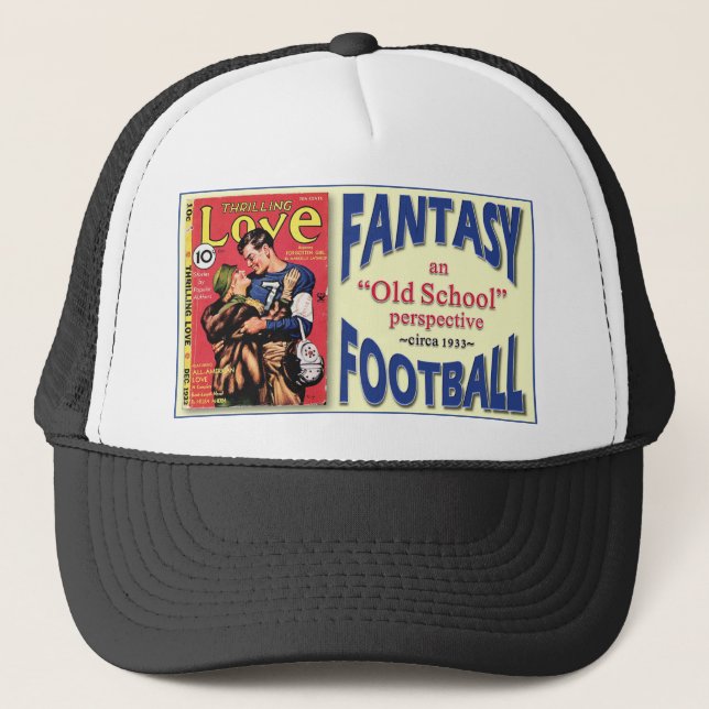 Old School Fantasy Football Truckerkappe (Vorderseite)