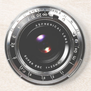 Old School Film Camera Sandstein Untersetzer