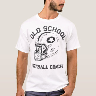 Old School Football-Trainer-Helmdesign T-Shirt